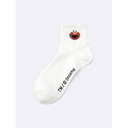 Gu By Uniqlo Socks Sesame Street - 01 OFF WHITE/2729cm