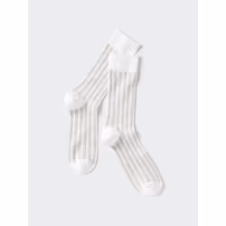 Uniqlo Japan Socks - 01 OFF WHITE/2527