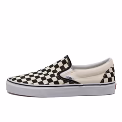 Vans Slip On Vn000eyebww Blk Wht Chk Wht - 255