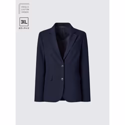 Uniqlo Japan Stretch Tailored Jacket  Set Up  3xl - 69 NAVY/68
