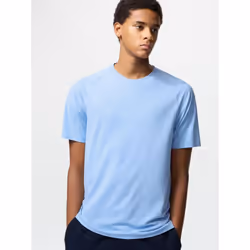 Uniqlo Japan Dry Ex Crewneck Tee  Short Sleeve - 61 BLUE/M