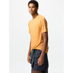 Uniqlo Japan Dry Ex Crewneck Tee  Short Sleeve - 22 ORANGE/M
