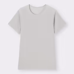 Gu By Uniqlo Style Dry Crewneck Tee  Short Sleeve - 09 BLACK/3XL