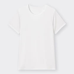 Gu By Uniqlo Style Dry Crewneck Tee  Short Sleeve - 09 BLACK/XXL