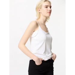 Uniqlo Japan Air Rhythm Acetribra Camisole - 00 WHITE/3XL