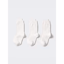 Uniqlo Japan Socks 3 Pair - 09 BLACK/2325