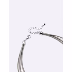 Gu By Uniqlo Narrow Ribbon Choker - 03 GRAY/ONE SIZE