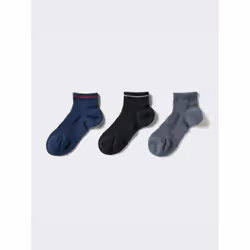 Uniqlo Japan Short Socks 3 Pair Set - 69 NAVY/2426