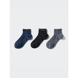 Uniqlo Japan Short Socks 3 Pair Set - 69 NAVY/2426