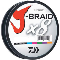 Daiwa J Braid 300m 8 Strand Round Braid Line 40 Lb Multi Color