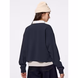 Gu By Uniqlo Lager Shirt  Long Sleeve  Q - 69 NAVY/XS