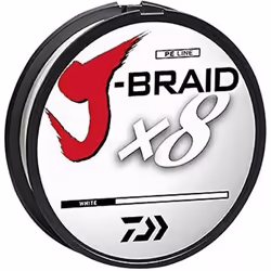 Daiwa J Braid 300m 8 Strand Round Blade Line 120 Lb 330 Yd White