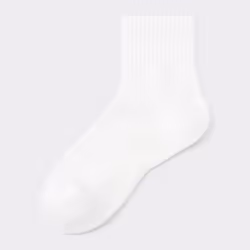 Gu By Uniqlo Rib Pile Ankle Socks - 41 YELLOW/ONE SIZE
