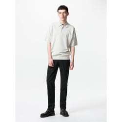 Uniqlo Japan Impressive Pants  Cotton Like - 09 BLACK/76