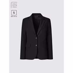 Uniqlo Japan Stretch Tailored Jacket  Set Up  S - 09 BLACK/58