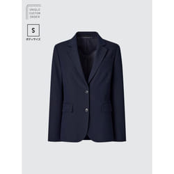 Uniqlo Japan Stretch Tailored Jacket  Set Up  S - 69 NAVY/60