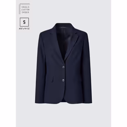 Uniqlo Japan Stretch Tailored Jacket  Set Up  S - 69 NAVY/58