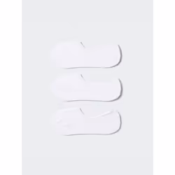 Uniqlo Japan Very Short Socks 3 Pairs - 00 WHITE/2325