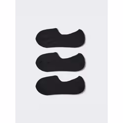 Uniqlo Japan Very Short Socks 3 Pairs - 09 BLACK/2325