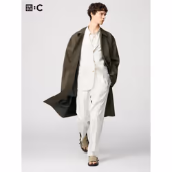 Uniqlo Japan Impressive Tuck Pants - 01 OFF WHITE/XXL