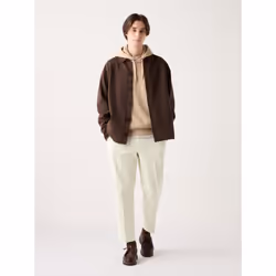 Uniqlo Japan Smart Ankle Pants Corduroy - 01 OFF WHITE/3XL