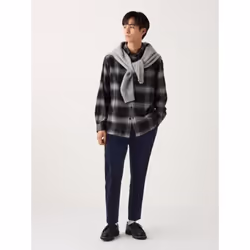 Uniqlo Japan Smart Ankle Pants Corduroy - 01 OFF WHITE/3XL