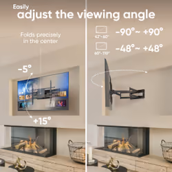 ONKRON M8L-B TV mount/stand 2.54 m (100") Black - Additional view 4