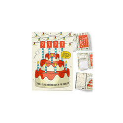 3x set puzzle greeting Birthday cards for puzzle enthusiasts. Clever combination of Birthday card & Escape Room