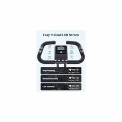 MERACH 4 in 1 Foldable Exercise Bike with Exclusive APP for Customizable Exercise Plans, 16-Level Magnetic Resistance Folding Stationary Exercise Bike