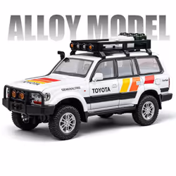 New 1:24 Toyota Land Cruiser Lc80 Alloy Car Model Die-cast Metal Toy Off-road Vehicle Car Model Simulation Sound And  Light C ...