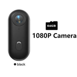 Mini Body Camera For Sports Outdoor Motorcycle Bicycle Bike Helmet Wifi Actioncam On Video Sport Action Motorcycles Cameras - black, H88 1080P 64G
