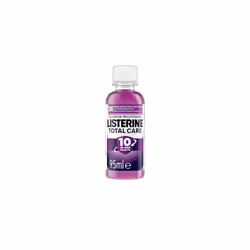 Listerine Total Care Antibacterial Mouthwash (95ml), Caring and Cleansing Mouthwash to Freshen Breath with 10-in-1 Benefits, ...