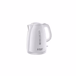 Russell Hobbs Textures Electric 1.7L Cordless Kettle (Fast Boil 3KW, White premium plastic, matt & high gloss finish, Removab ...