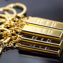Car-styling Metal Key Holder Creative Gold Bar Keychain Key Chain Auto Pendant Auto Accessories Car Keyring Bullion Key Rings - Other