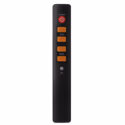 6 Key Learning Remote Control for TV STB DVD DVB HIFI Copy Code From Infrared IR Remote Controller - orange
