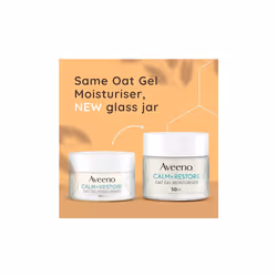 Aveeno Face Calm+Restore Oat Gel Moisturiser (1x 50ml),