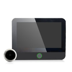 Smart Tuya Wifi Door Camera S50 Automatic Sensing Door Eye Camera Digital Door Viewer Wireless Doorbell Digital Peephole Door Bell - black, S50