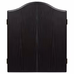 WINMAU Professional Dart Set includes Diamond Plus Bristle Dartboard - Black Cabinet - 2 Sets of Darts - Official Oche Line