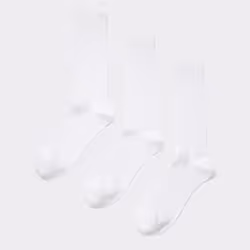 Gu By Uniqlo reGular Socks 3p - 09 BLACK/2729 cm