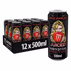 Monster Energy Drink | 500ml Cans | Assorted Flavors - 12 x Bad Apple