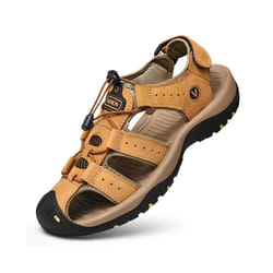 Mens Sandals Beach Shoe Non-Slip Hiking Casual Walking Hiking Shoes Sports Size - Yellow, Tag Size 47=UK Size 12