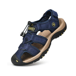 Mens Sandals Beach Shoe Non-Slip Hiking Casual Walking Hiking Shoes Sports Size - Blue, Tag Size 41=UK Size 7