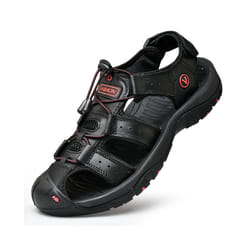 Mens Sandals Beach Shoe Non-Slip Hiking Casual Walking Hiking Shoes Sports Size - Black, Tag Size 41=UK Size 7