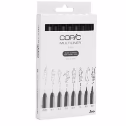 Copic Multiliner fineliner Multi Black 8 pc(s)