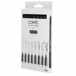 Copic Multiliner fineliner Multi Black 8 pc(s)