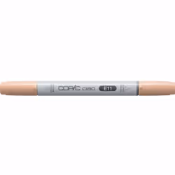 Copic Ciao Marker E11 (Barley Beige), 1 pc(s), Beige, Chisel/Brush tip, Round, Acrylic-based ink, Adult/Child