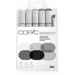 Copic Sketch Set "Sketching Grays" 6 pcs