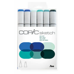 Copic Sketch Set "Sea & Sky", 6 pcs