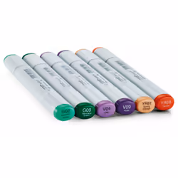 Copic Sketch Set "Secondary Tones", 6 pcs