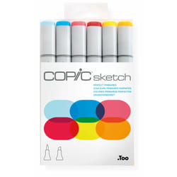 Copic Sketch Set "Perfect Primaries", 6 pcs
